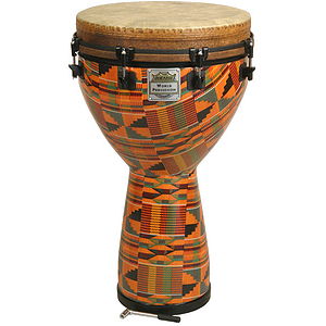Remo Djembe, Key, 14" X 25" Kinte Kloth