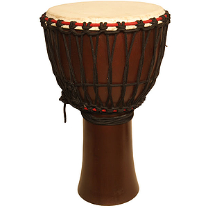 Djembe, 13" X 24", Mango Wood, Dark