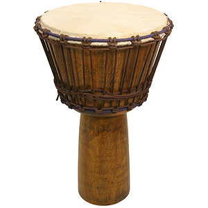 Djembe, 13" X 24", Mango Wood, Light