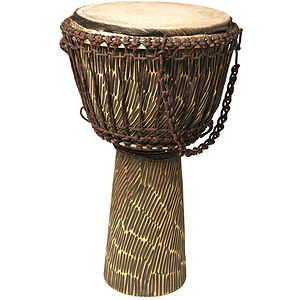 Djembe, 12"x22", Hand Hewn