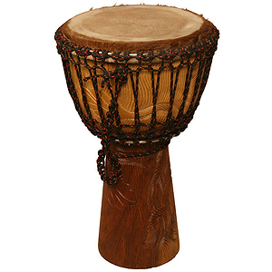 Djembe, 10" X 20", Vine