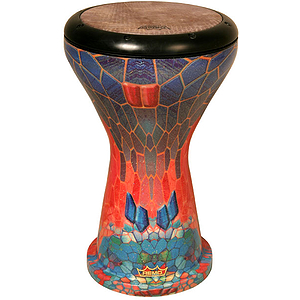 Remo Doumbek, Ergo-Crystal, 9", Ruby