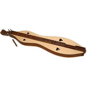 Mountain Dulcimer, 4 String, Hearts