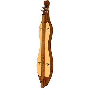 Mountain Dulcimer, 4 String, Hearts