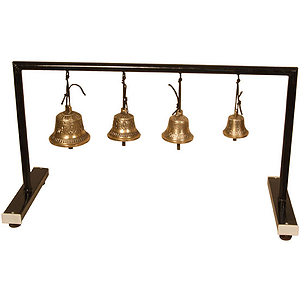 Dorje Bells with Stand, 4 Bells