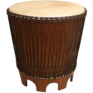 Drum End Table, 24" With Beater