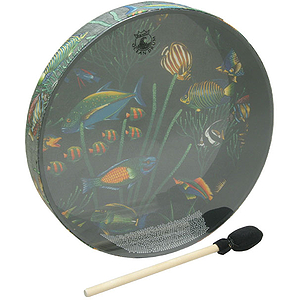 Remo OCEAN DRUMr, 16" X 2 1/2", FISH