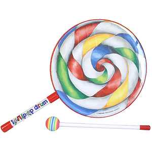 Remo Lollipop Drum 10" W/ Mallet, Kids