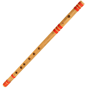 Bansuri, Professional Flute in A#/Bb 22"
