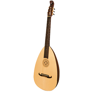 Lute-Guitar, Steel, Rosewood, Gears