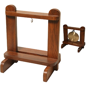 Gong Stand, Rosewood (6" Holding Size)