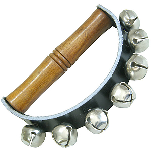 Hand Jingle Bells on Leather