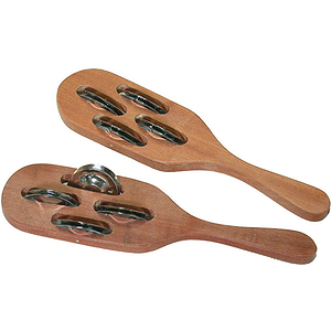 Hand Jingles, Hatheli, Wooden Wide, Pair