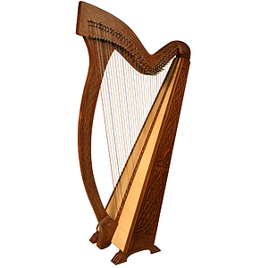 Meghan Harp TM, 36 Strings, Knotwork