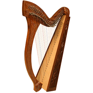Minstrel Harp TM, 29 Strings, Vine