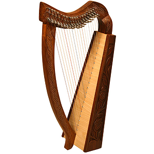Pixie Harp TM, SB ASH, 19 Strings