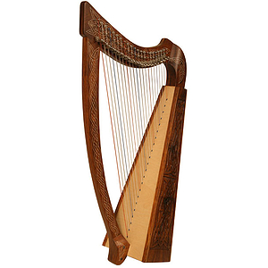 Heather Harp TM, 22 Strings, Knotwork