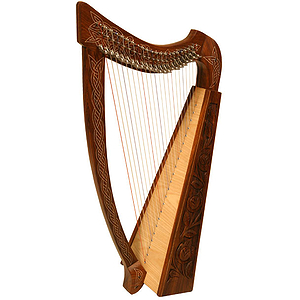 Heather Harp TM, SB Ash, 22 Strings