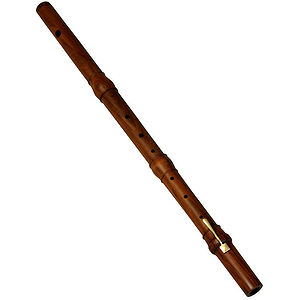 Irish Flute with Key, Rosewood