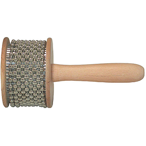 Cabasa, Medium Wooden with Metal Beads