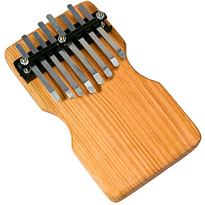 Kalimba, Flat, Natural, 8 Keys