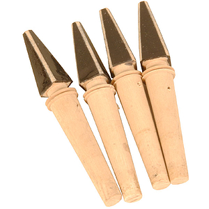 Kanoune Pegs, 4 Pack, Black Top, Large