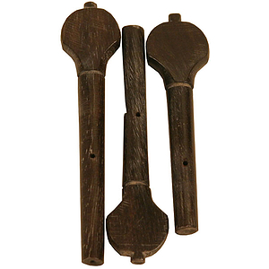Lute Peg Set, 3 Pc., Ebony