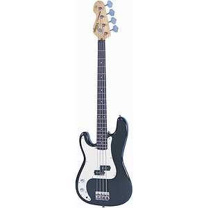 Vintage Guitars LV4 Left-Handed Bass Guitar - Black