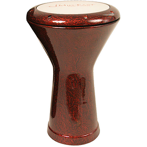 Aluminum Doumbek, Mylar, Maroon