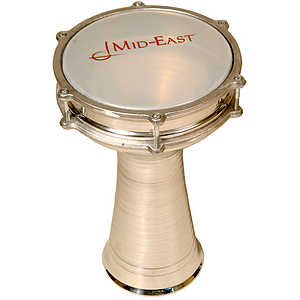 Aluminum Doumbek, Zebra, 22cm, Jingles