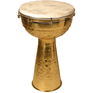 Brass Doumbek, 12"x20", Fiberskyn