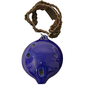 Ocarina, Necklace, Tenor D, 5" X 4.75"