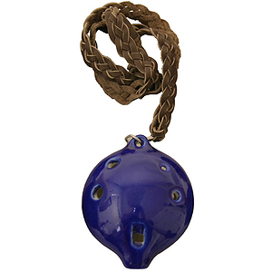 Ocarina, Necklace, Alto G, 4" X 3.5"
