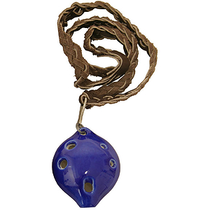 Ocarina, Necklace, Soprano D, 3" X 1.5"