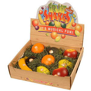 Remo Hand Shakers, 9-Pc Assorted Fruit