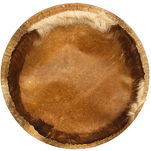Goatskin w/ Hair, Djembe/Ashiko, 14"