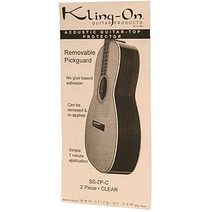 Pickguard, Clear, Removable, 2Pc.