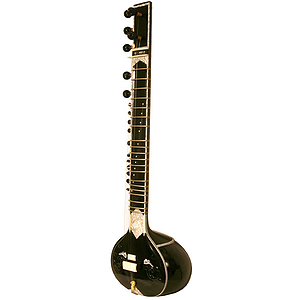 Sitar, Standard, Single Toomba, Black