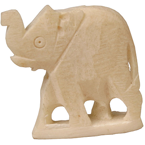 Elephant, Bone, 2 Pack