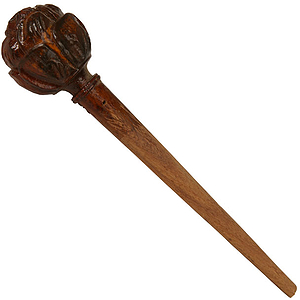 Sitar Main Tuning Peg, Floral