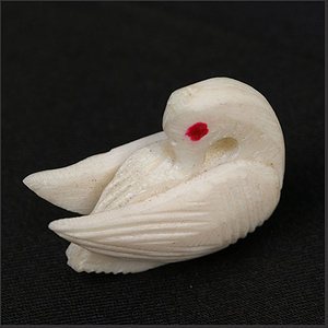 Swan, Bone, 2 Pack