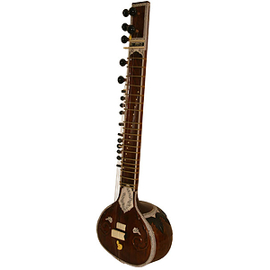 Sitar, 3/4 Size, Single Toomba, W Case