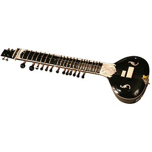 Sitar, Flat Wooden Toomba, Electric