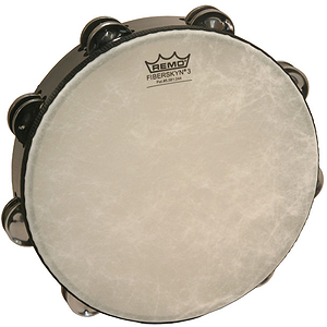 Remo Tambourine, Pretuned, 10" X 2 Rows