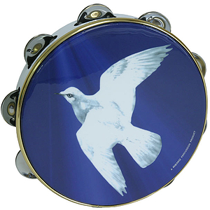 Remo Tambourine, 8", Religious Dove