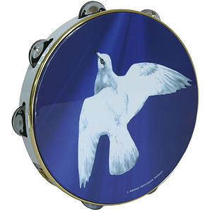 Remo Tambourine, 10", Religious Dove