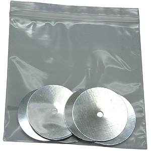 Brass Tambourine Jingles, 100 Count