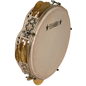 Egyptian Tambournine, Tunable, 9", Wave