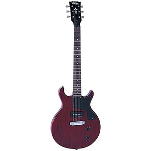 Vintage Guitars VR100 Electric Guitar - Cherry Red