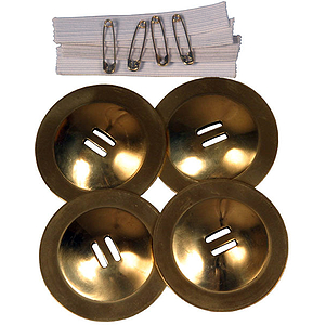 Student Belly Dance Zills, 2", Set of 4